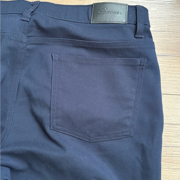 Calvin Klein Men's Navy Blue Performance Stretch Chino Pants 36x34 - Picture 4 of 5